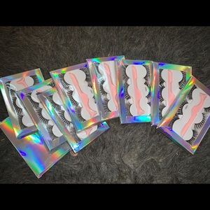 Dramatic mink eyelashes